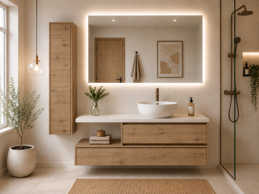 Designad badrumsmöbel MENORCA