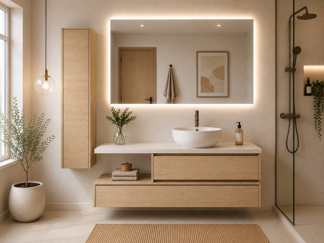 Designad badrumsmöbel MENORCA