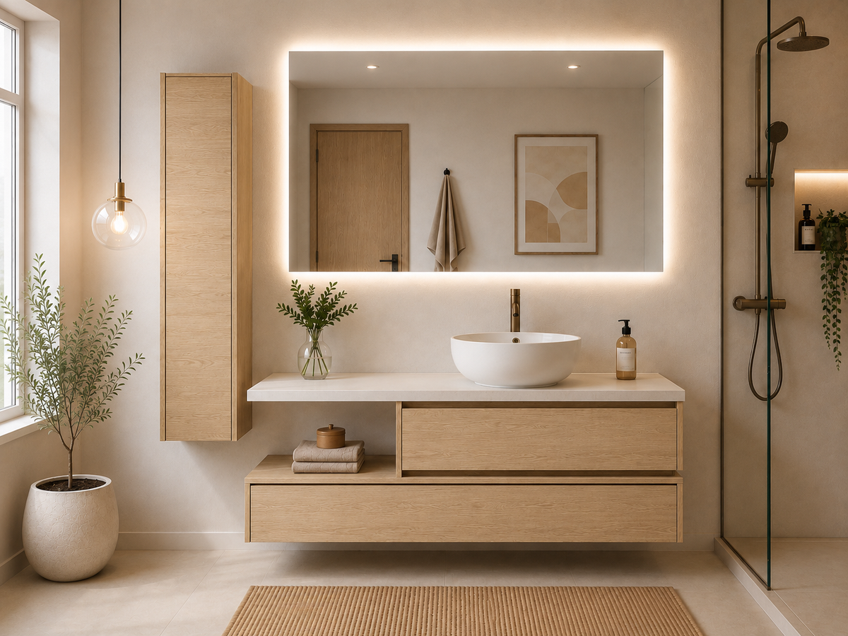 Designad badrumsmöbel MENORCA