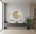 LED-spegel Ares Gold / Black