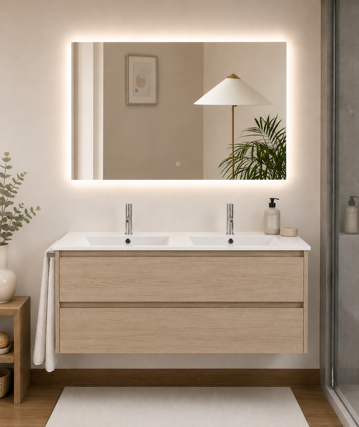IBIZA-badrumsmöbel med handfat
