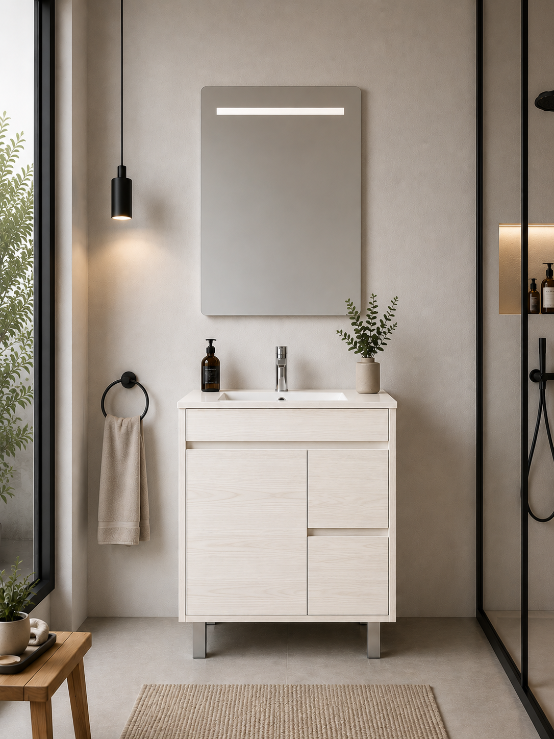 ISQUIA-badrumsmöbel med handfat
