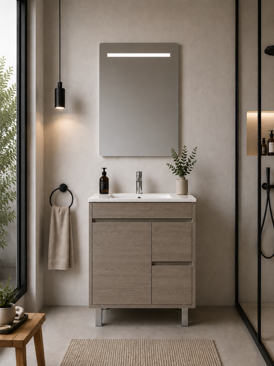 ISQUIA-badrumsmöbel med handfat