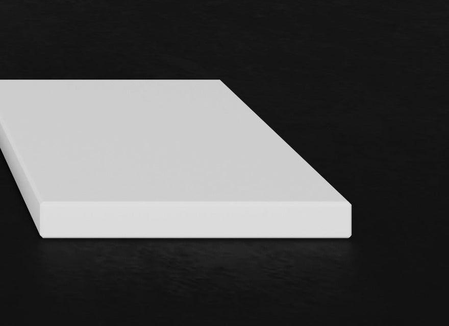 LEX Solid Surface bänkskiva utan tvättställ, 12 mm kant